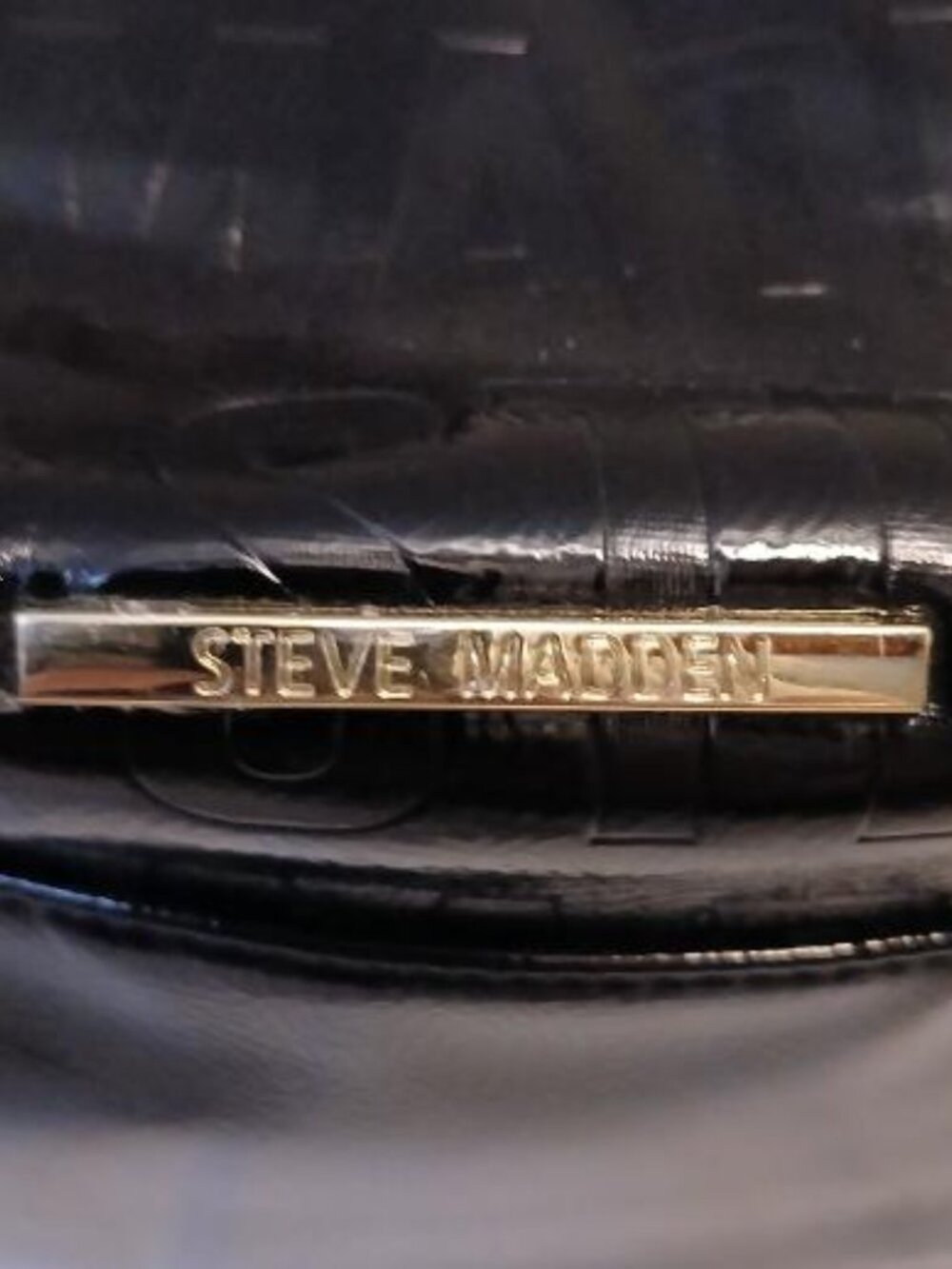 Steve Madden handbag/crossbody with gold accents